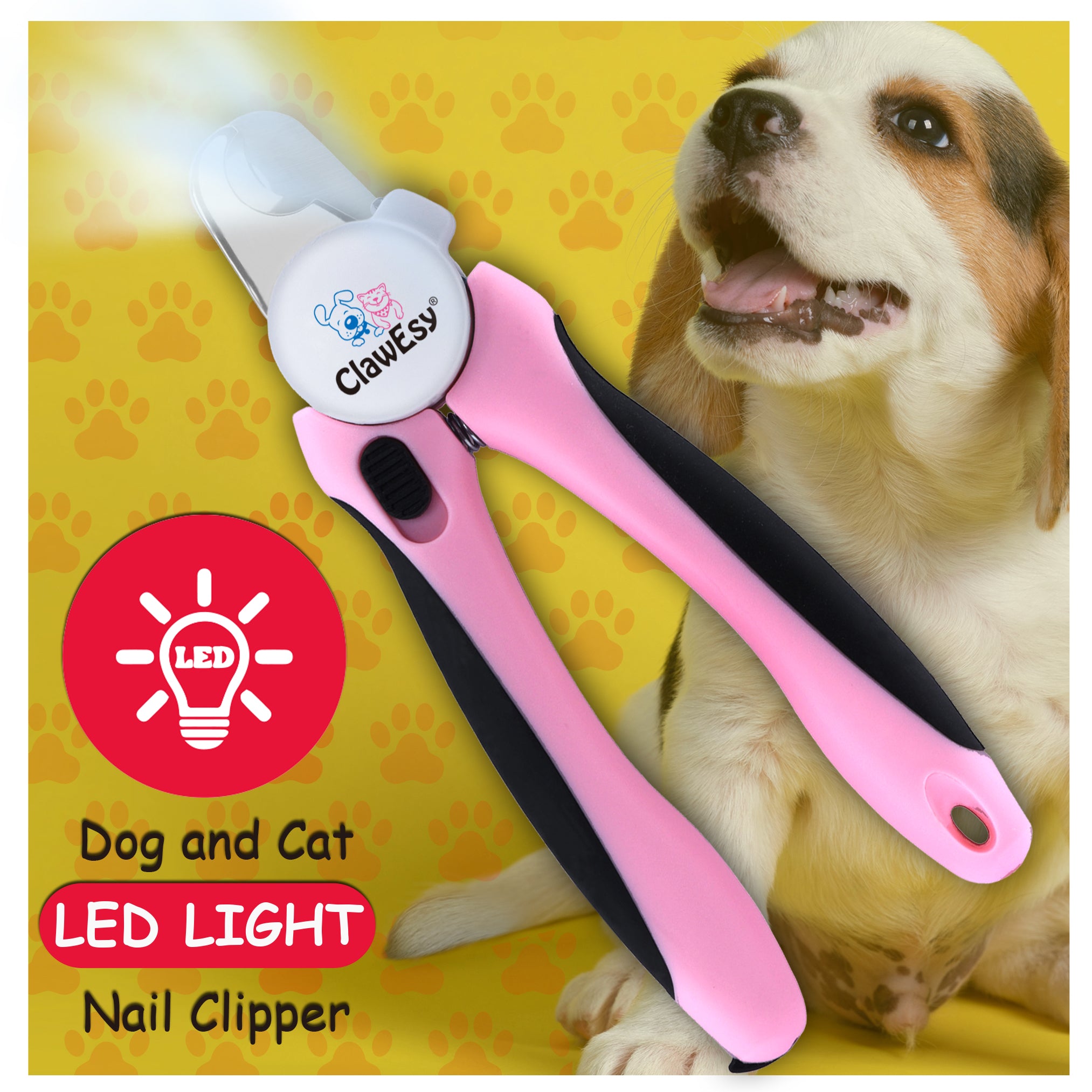 Dog Toe Nail Clippers For Large Dogs Professional Heavy Duty With Safety  Guard | eBay